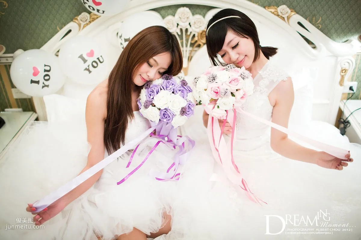 Taiwan Internet Celebrity Winnie Xiaoxue Qingjing Autumn Dream Moment Wedding Dress Chapter Photo Set photo 85