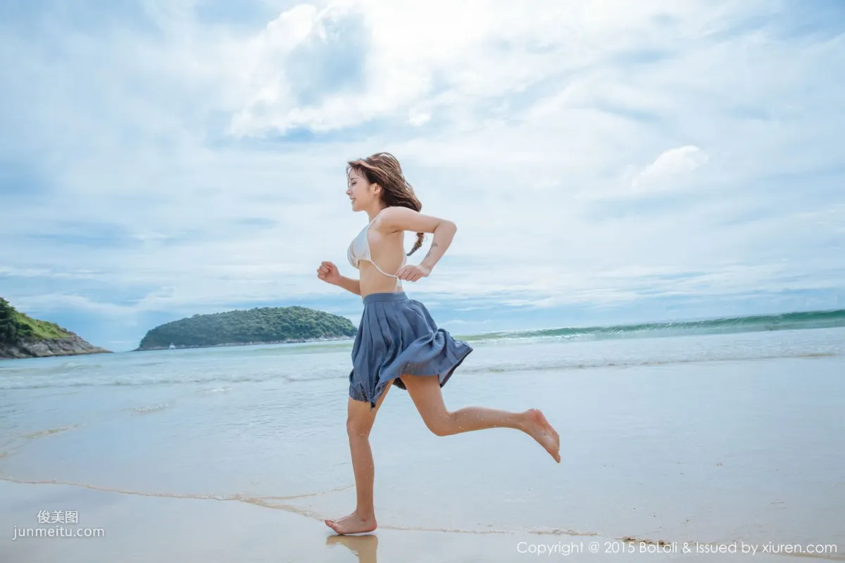 Xia Meijiang, Phuket Travel Shoot, Sexy Chef Plus Seaside Sailor Outfit [Boluoshe] Vol.077 Photo Set photo 45