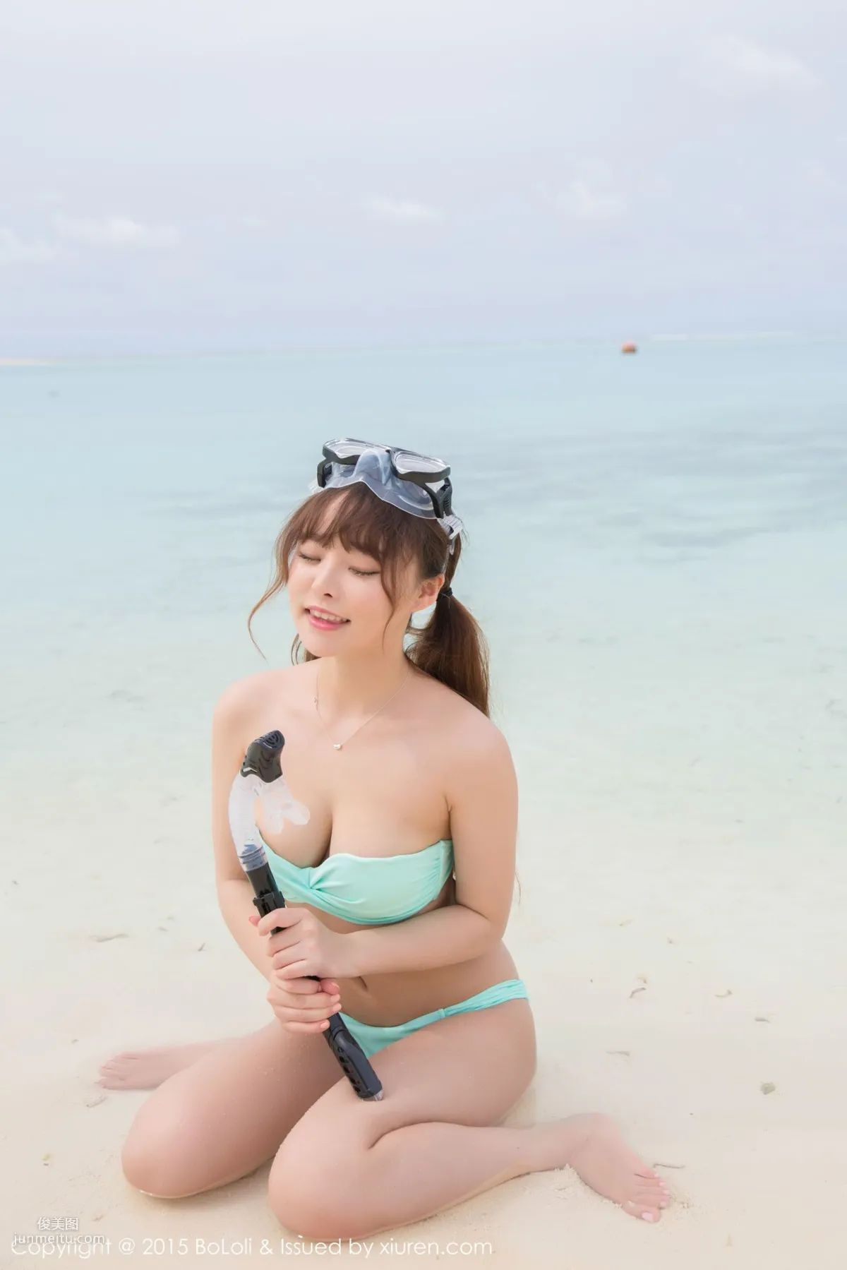 Liu Youqi Sevenbaby, Maldives Travel Shoot, Seaside Wet Body Edition [Boluoshe] Vol.049 Photo Set photo 27