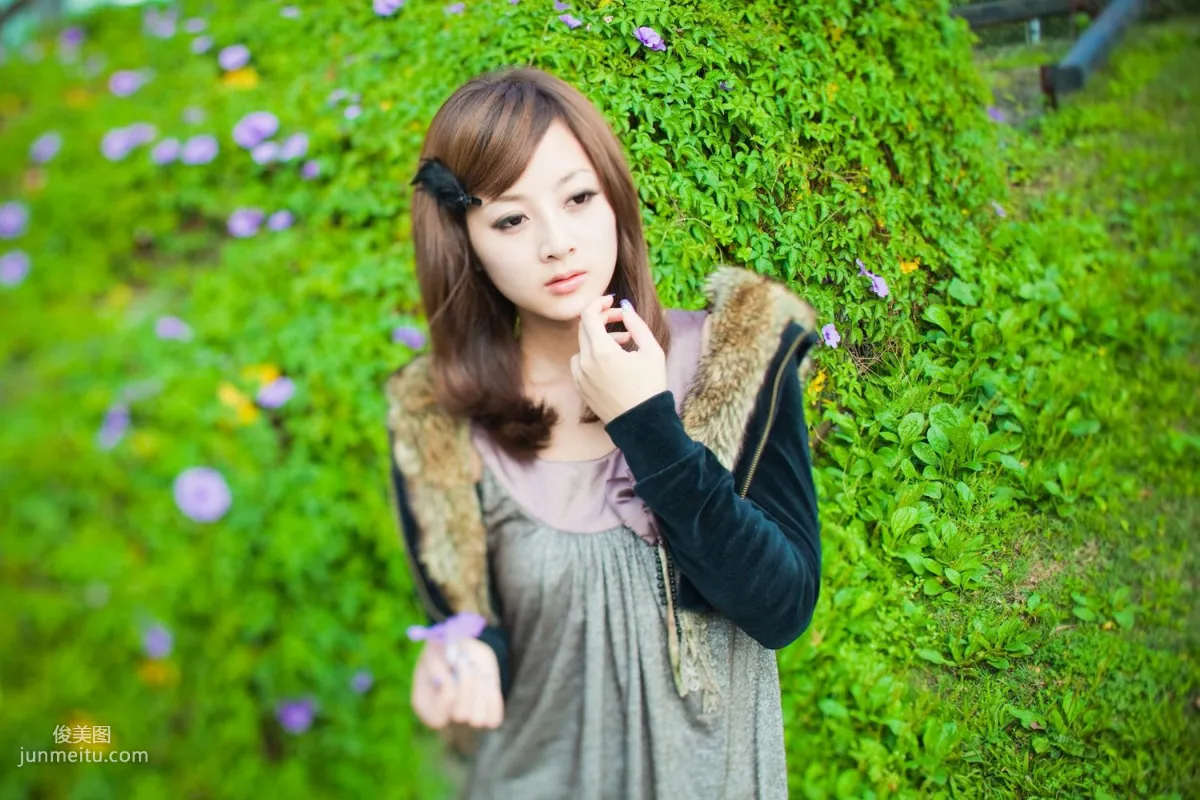 Guo Zi MM/Zhang Kaijie, Sisi South Village + Daan Forest Park Outdoor Shoot Photo Set photo 41