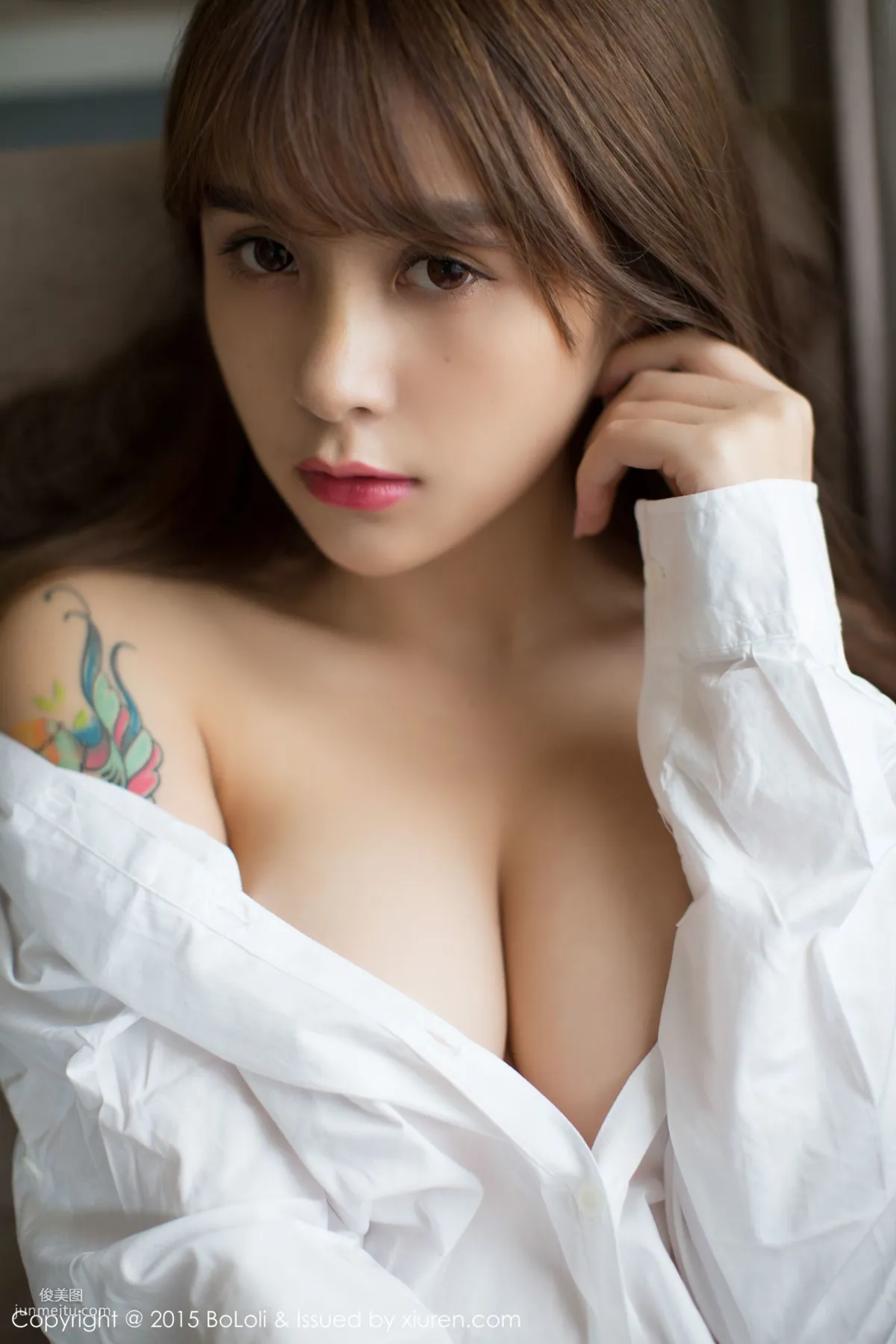 Xia Meijiang - Sexy Lingerie + White Shirt [Boluoshe] Vol.063 Photo Set photo 46