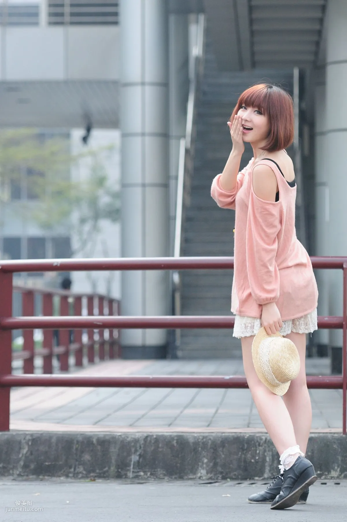 Short-Haired Beauty Xiaozhu patty, 2 Sets of Fresh Street Snap Photo Set photo 14