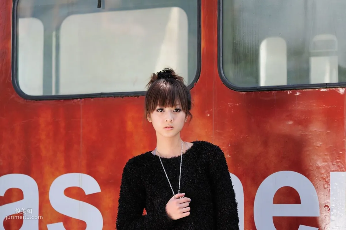 Taiwan Internet Celebrity Guozi MM, Children's Traffic Museum Street Snap Photo Set photo 2