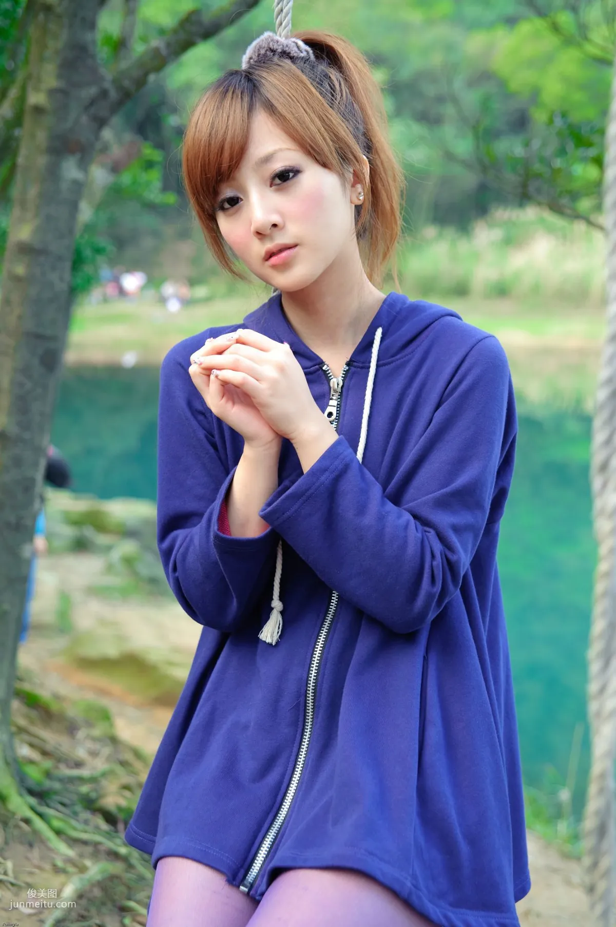 Taiwan Goddess Guozi MM Xinshan Menghu Outdoor Shoot Photo Set photo 34