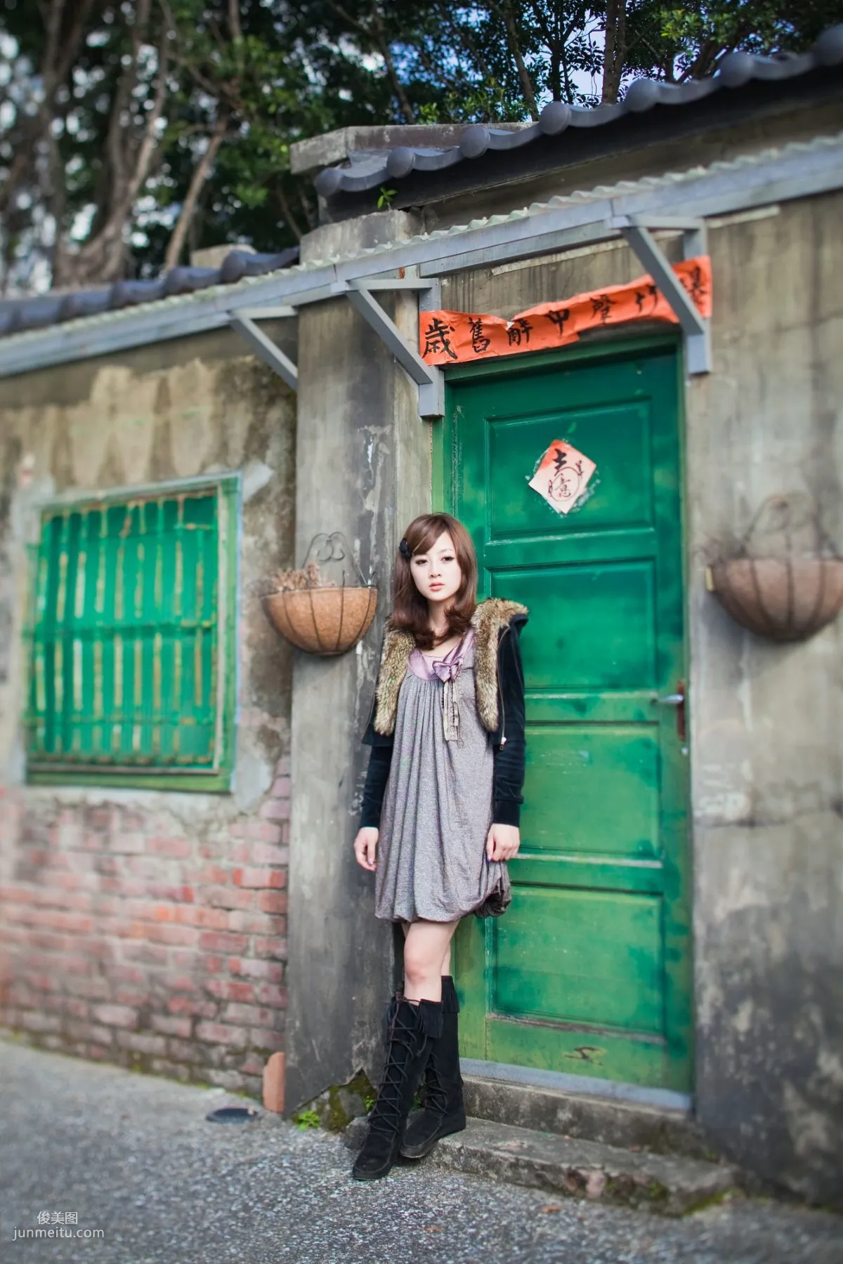 Guo Zi MM/Zhang Kaijie, Sisi South Village + Daan Forest Park Outdoor Shoot Photo Set photo 43