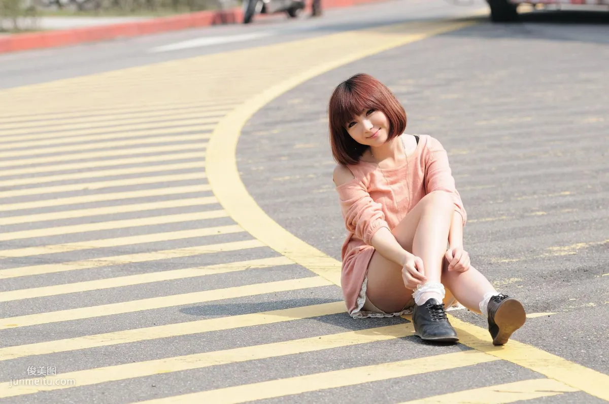 Short-Haired Beauty Xiaozhu patty, 2 Sets of Fresh Street Snap Photo Set photo 15