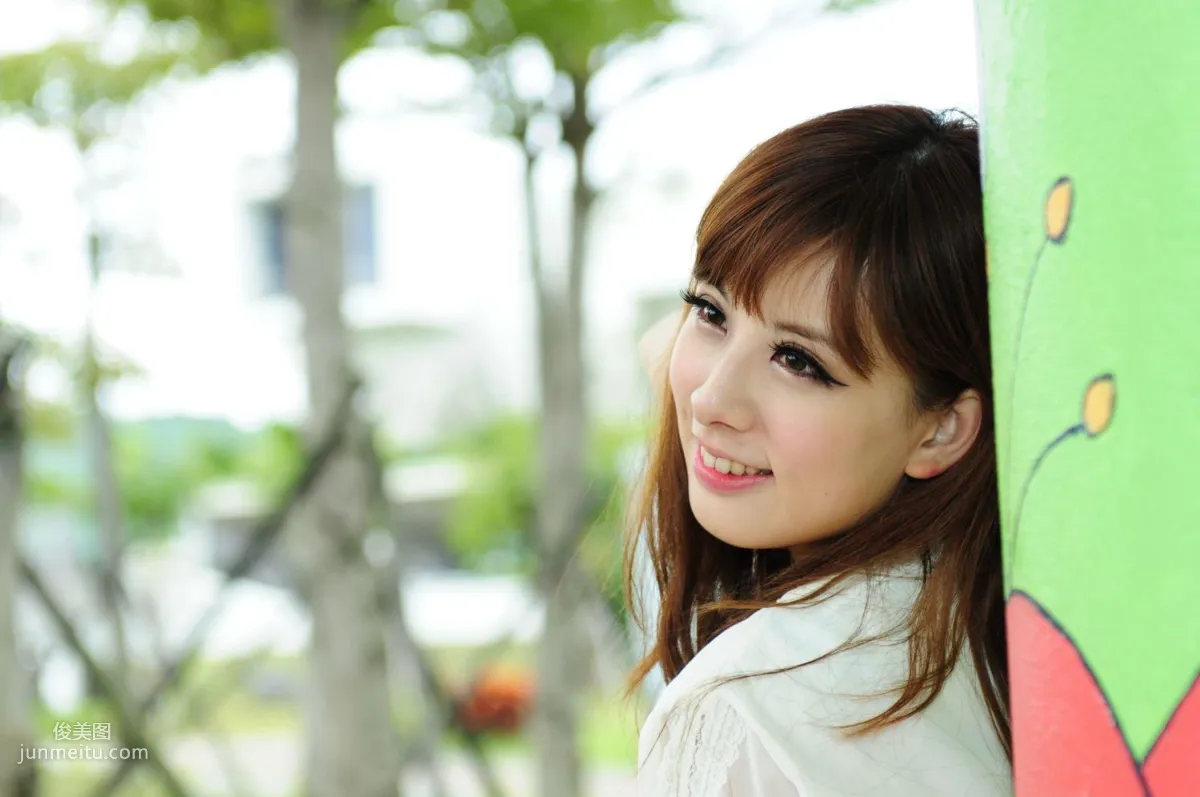 Taiwan Beauty Xiao Mi Kate su, Fresh Outdoor Shoot Photo Collection photo 64