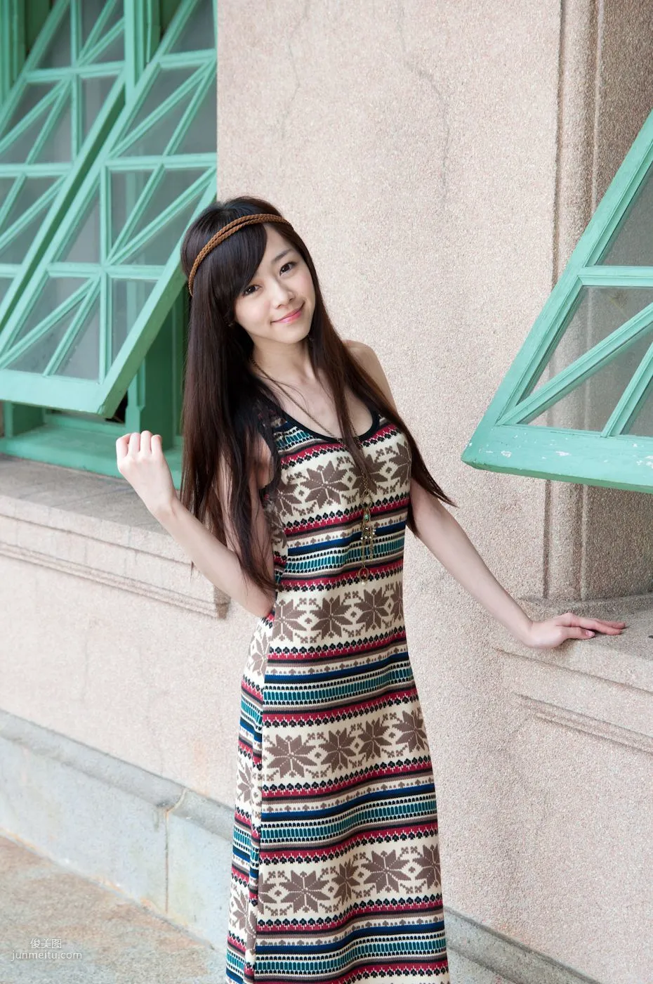Taiwan Pure Beauty Mika Water Museum Street Snap Photo Set photo 22