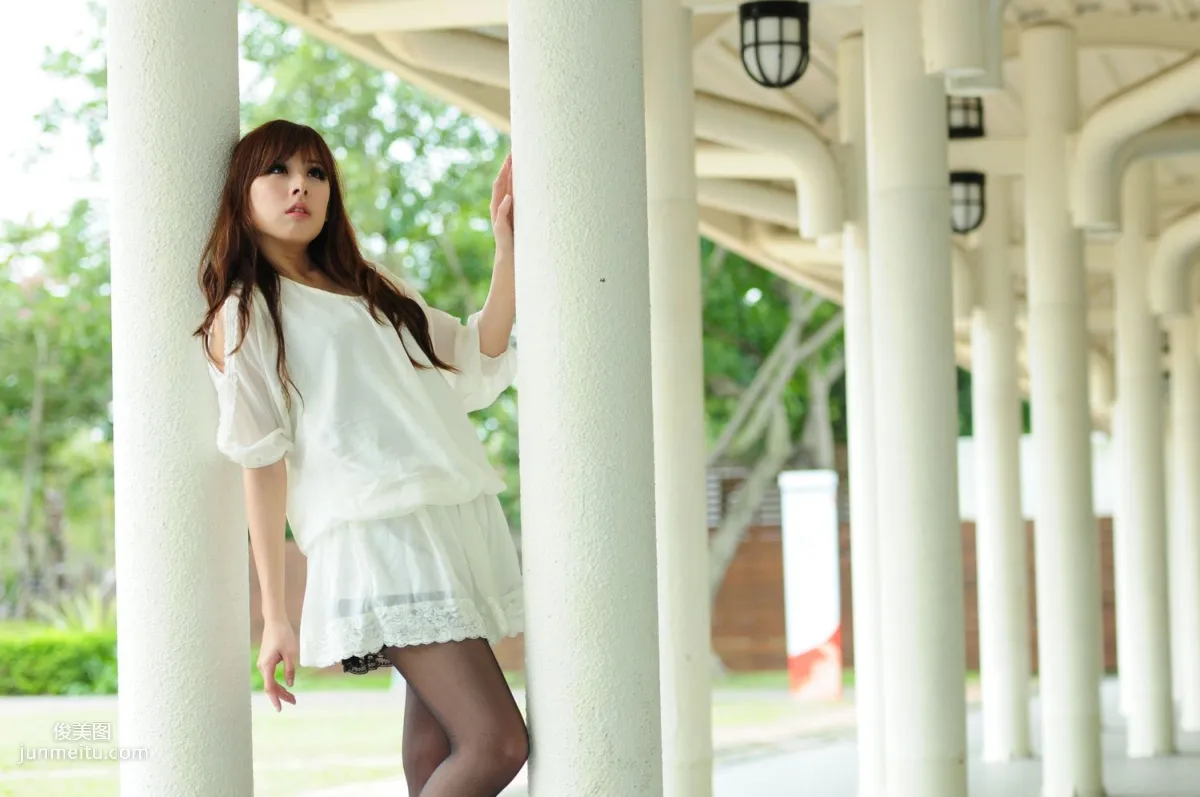 Taiwan Beauty Xiao Mi Kate su, Fresh Outdoor Shoot Photo Collection photo 66