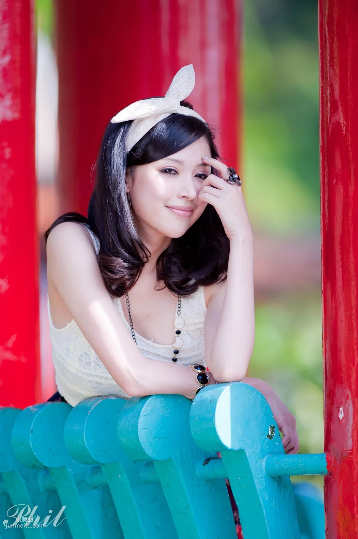 Beautyleg Leg Model Avy Dress Park Outdoor Shoot Photo Set photo 33