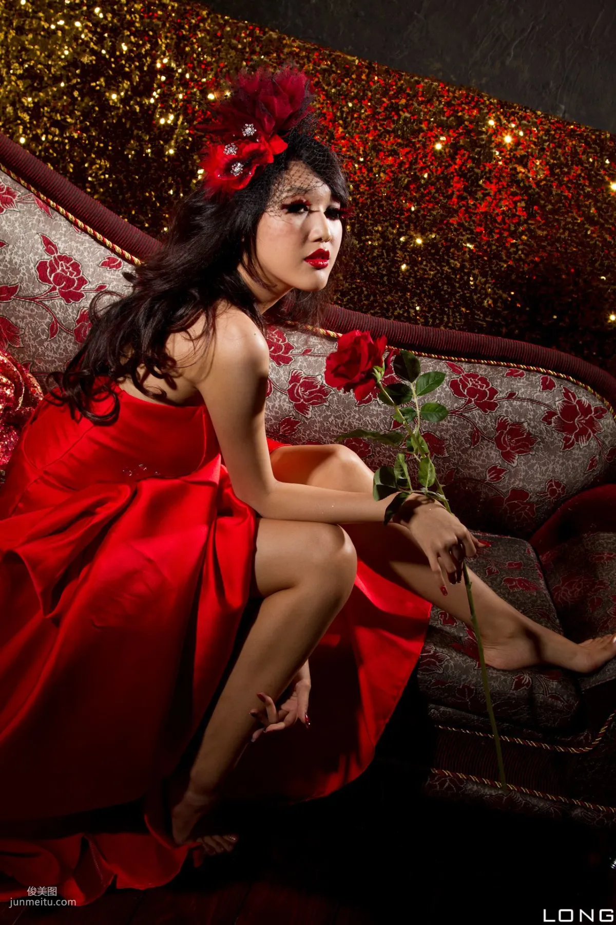 陈玮廷/腿模Jill《婚紗之紅》写真集22