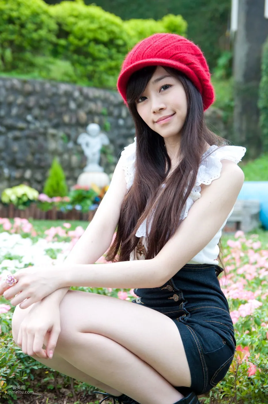 Taiwan Pure Beauty Mika Water Museum Street Snap Photo Set photo 69