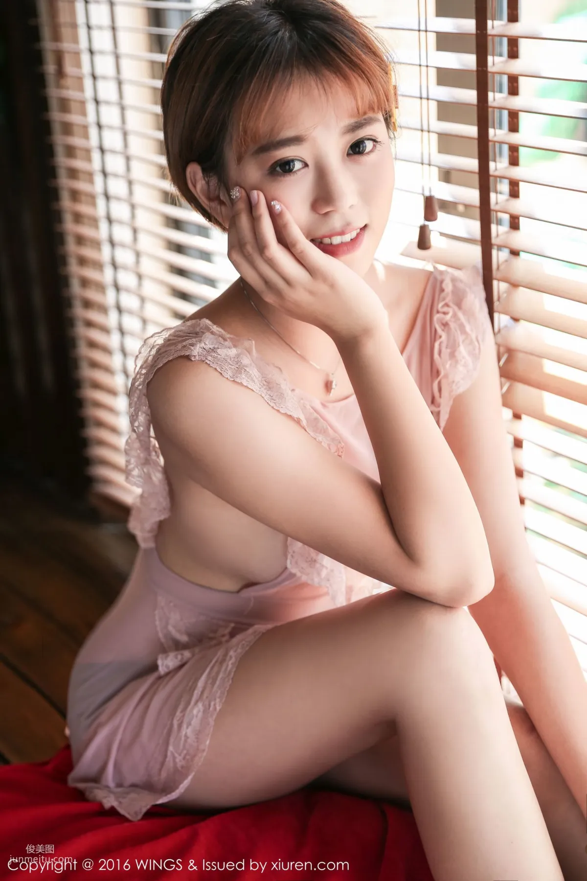 Ningmeng vivi - Top-Notch Short-Haired Handsome Model [WingS] Vol.019 Photo Set photo 80