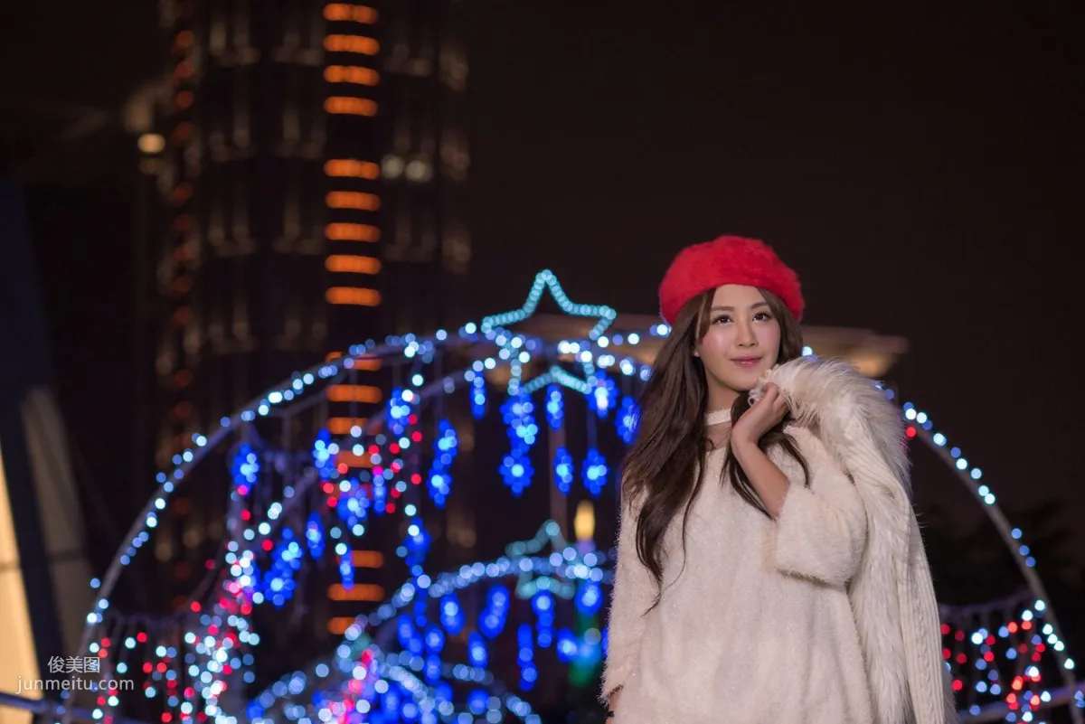 Taiwan Beauty Xia Qing MISO, Christmas Outdoor Shoot Photo Set photo 58