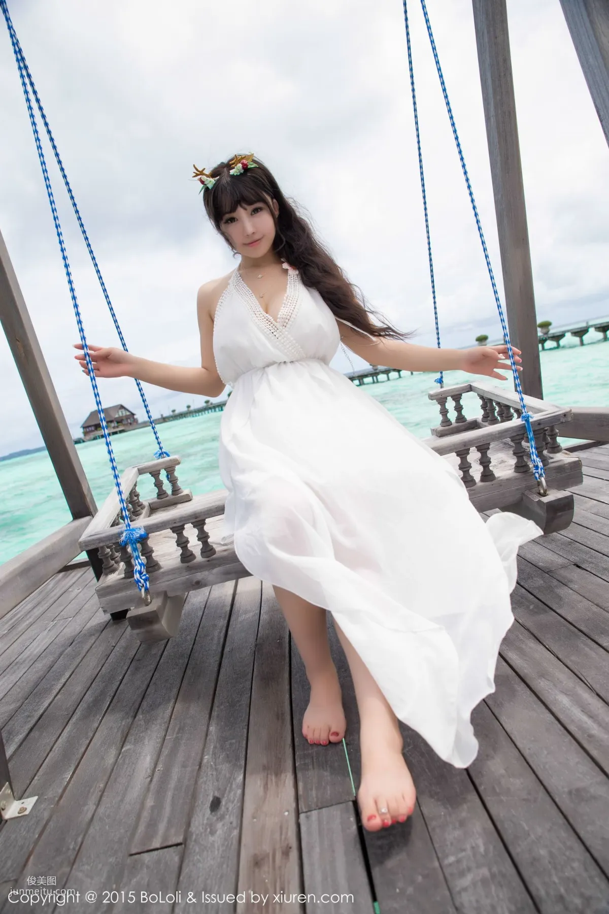 Barbie Ke'er 'Maldives Travel Shoot' Fresh and Sweet Series [Boluoshe] Vol.042 Photo Set photo 35
