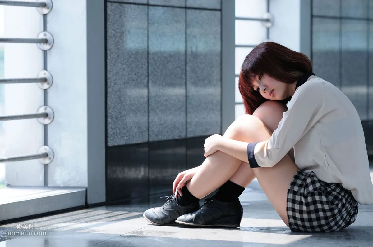 Short-Haired Beauty Xiaozhu patty, 2 Sets of Fresh Street Snap Photo Set photo 26