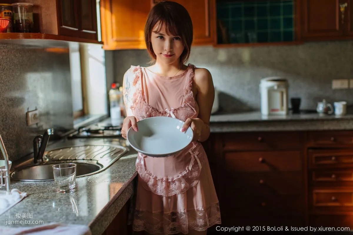 Xia Meijiang, Phuket Travel Shoot, Sexy Chef Plus Seaside Sailor Outfit [Boluoshe] Vol.077 Photo Set photo 3