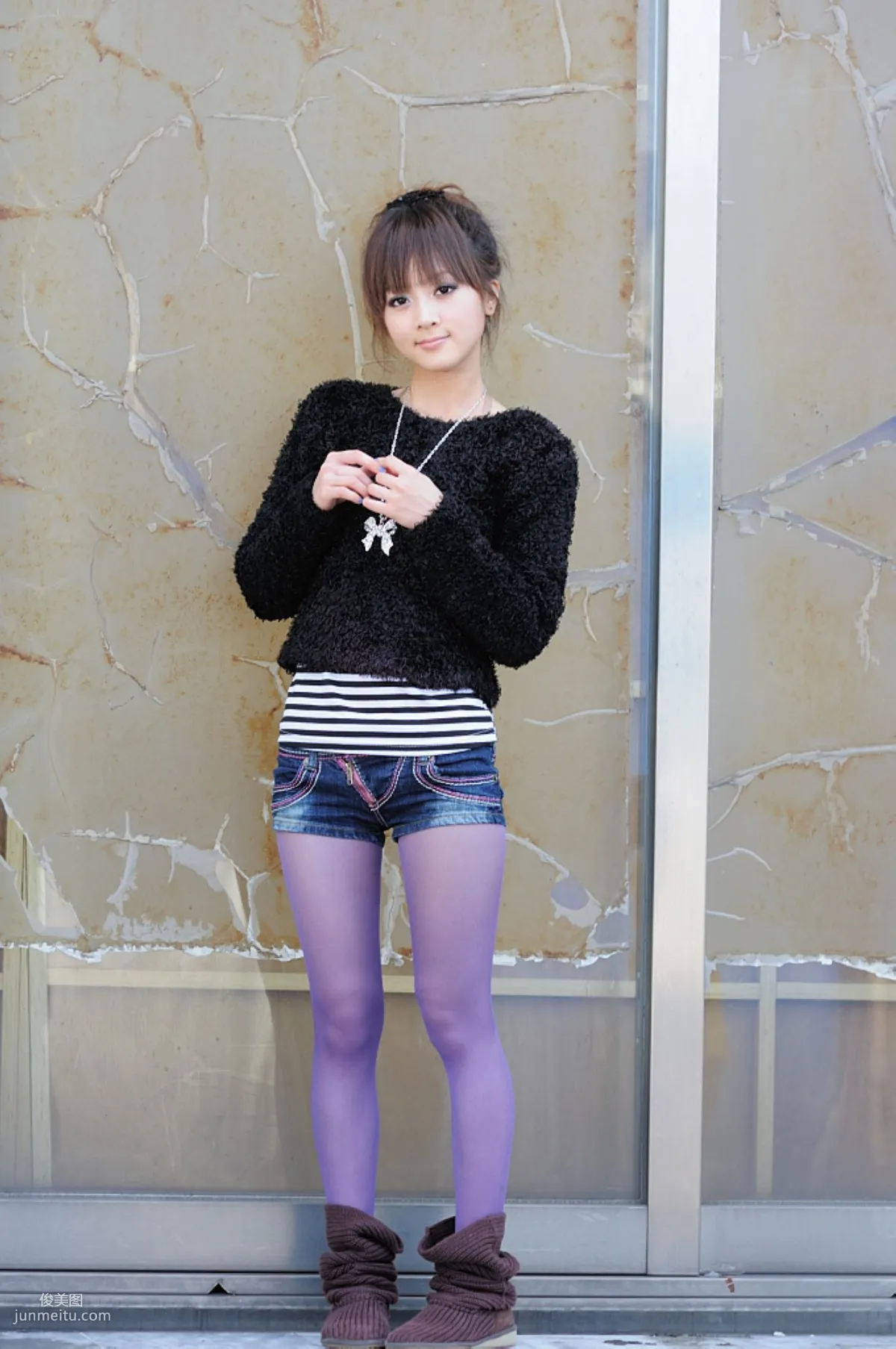 Taiwan Internet Celebrity Guozi MM, Children's Traffic Museum Street Snap Photo Set photo 6