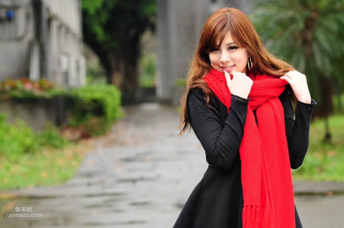 Taiwan Beauty Xiao Mi Kate su, Fresh Outdoor Shoot Photo Collection photo 6