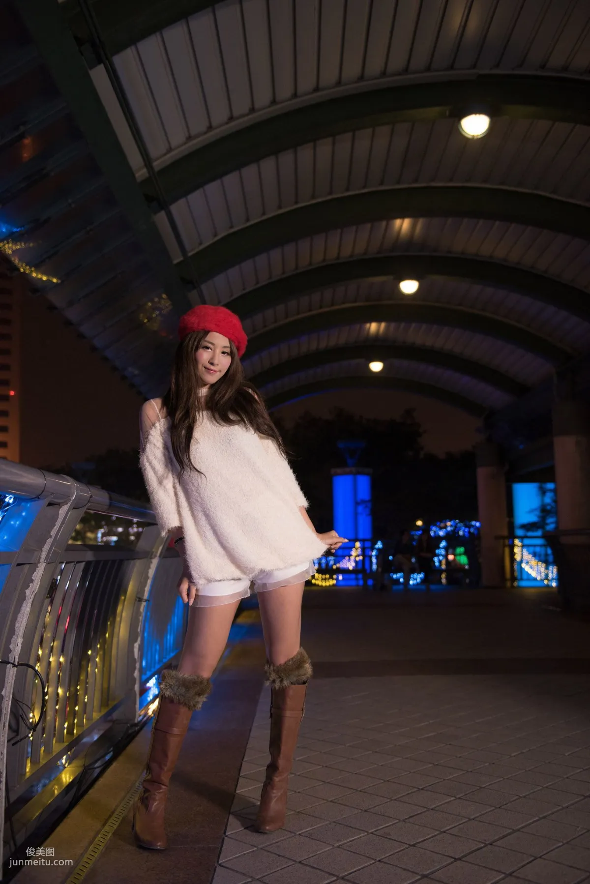 Taiwan Beauty Xia Qing MISO, Christmas Outdoor Shoot Photo Set photo 61
