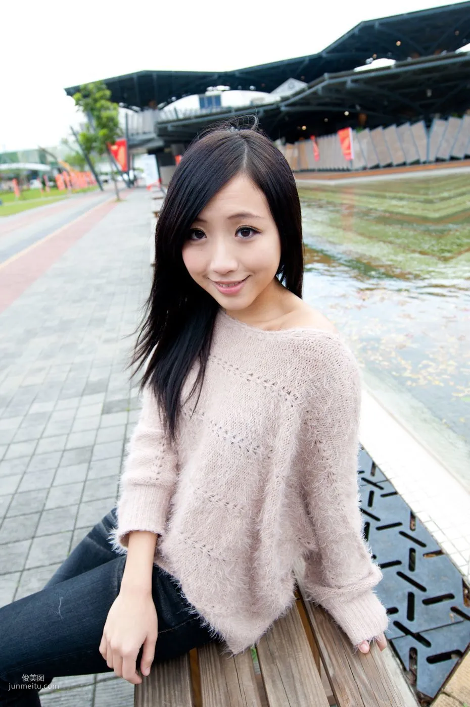 Taiwan Beauty Jiawen Yuanshan Outdoor Shoot Photo Set photo 42