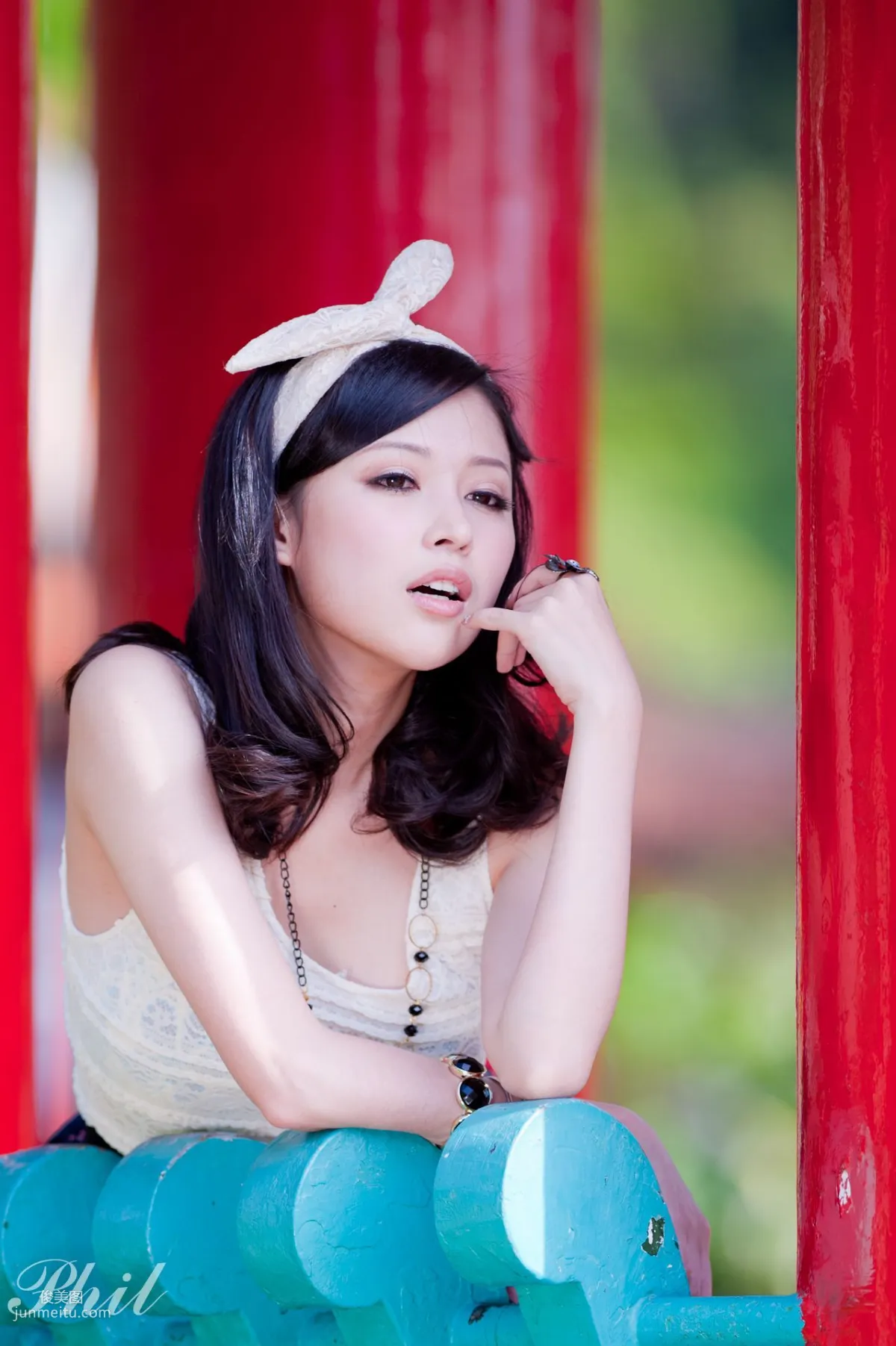 Beautyleg Leg Model Avy Dress Park Outdoor Shoot Photo Set photo 32