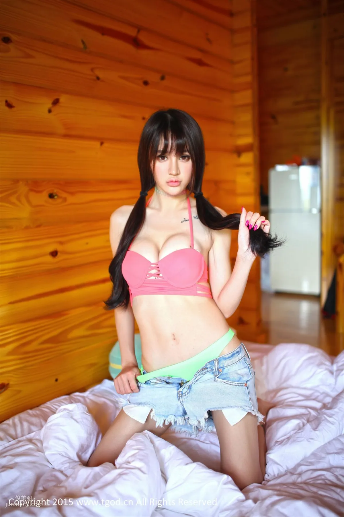 Cheryl Qingshu, Yunman Travel Shoot, Hot Pants + Bikini [TGOD] Photo Set photo 6
