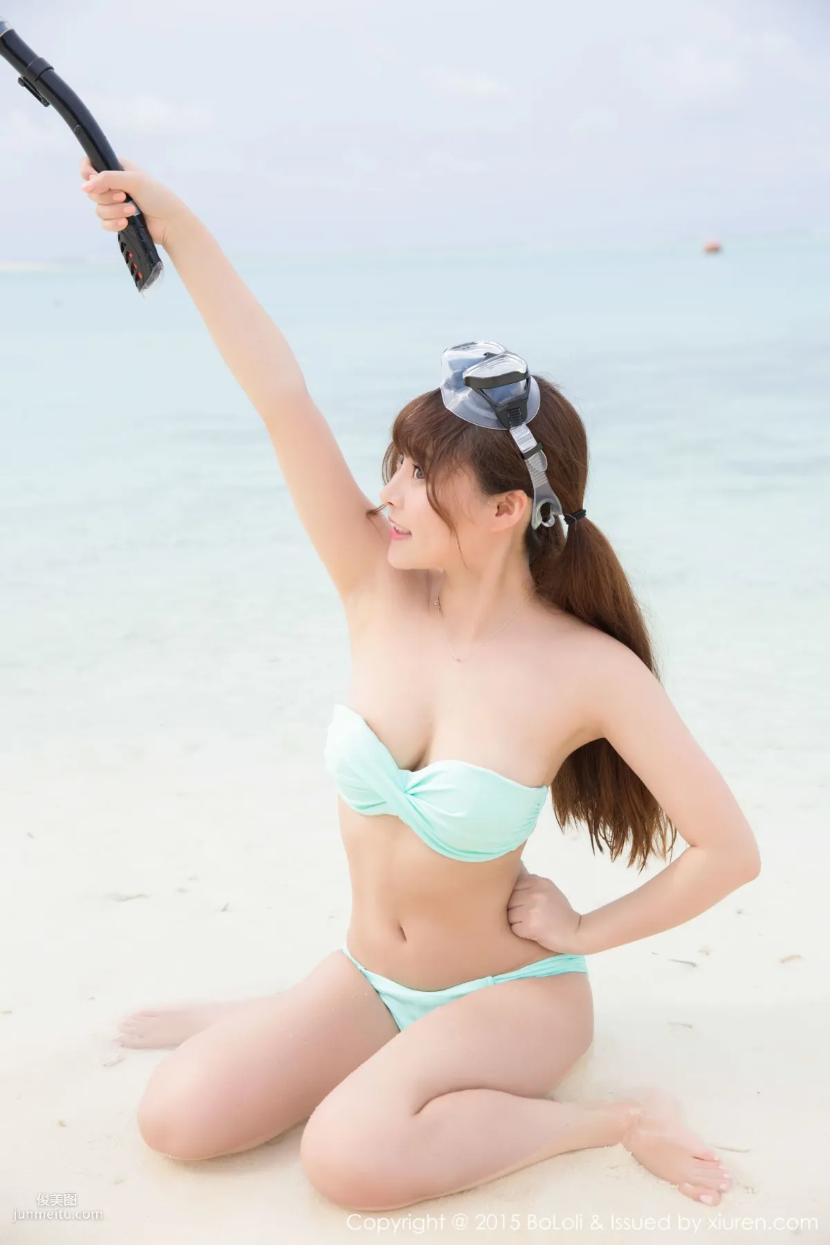 Liu Youqi Sevenbaby, Maldives Travel Shoot, Seaside Wet Body Edition [Boluoshe] Vol.049 Photo Set photo 25