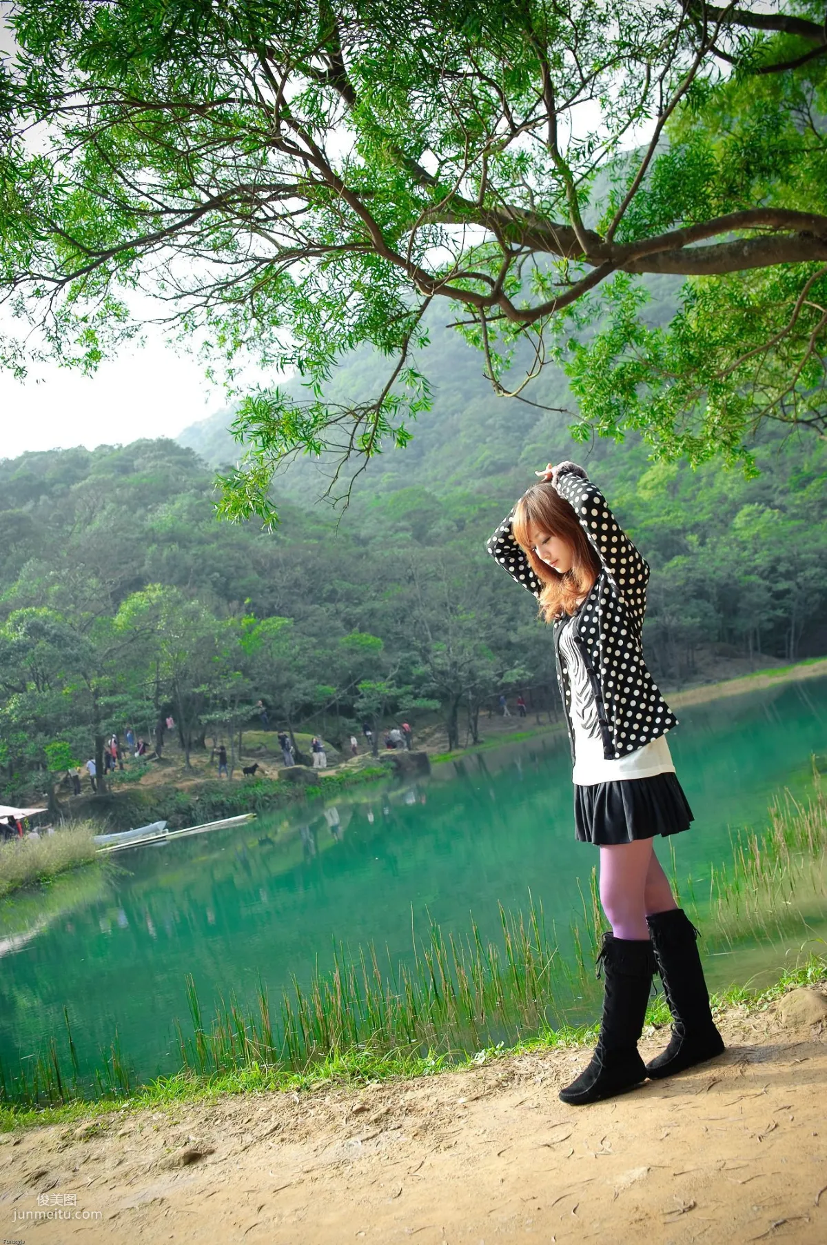 Taiwan Goddess Guozi MM Xinshan Menghu Outdoor Shoot Photo Set photo 14