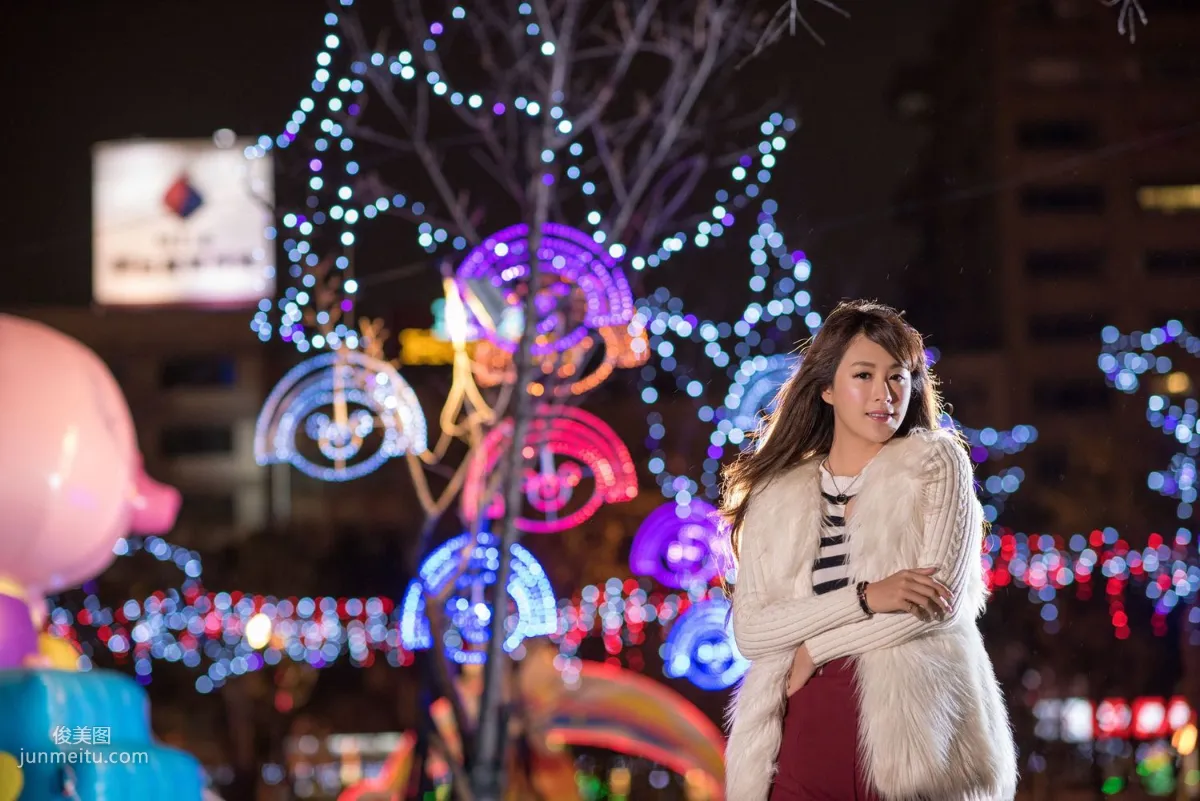Taiwan Beauty Xia Qing MISO, Christmas Outdoor Shoot Photo Set photo 16
