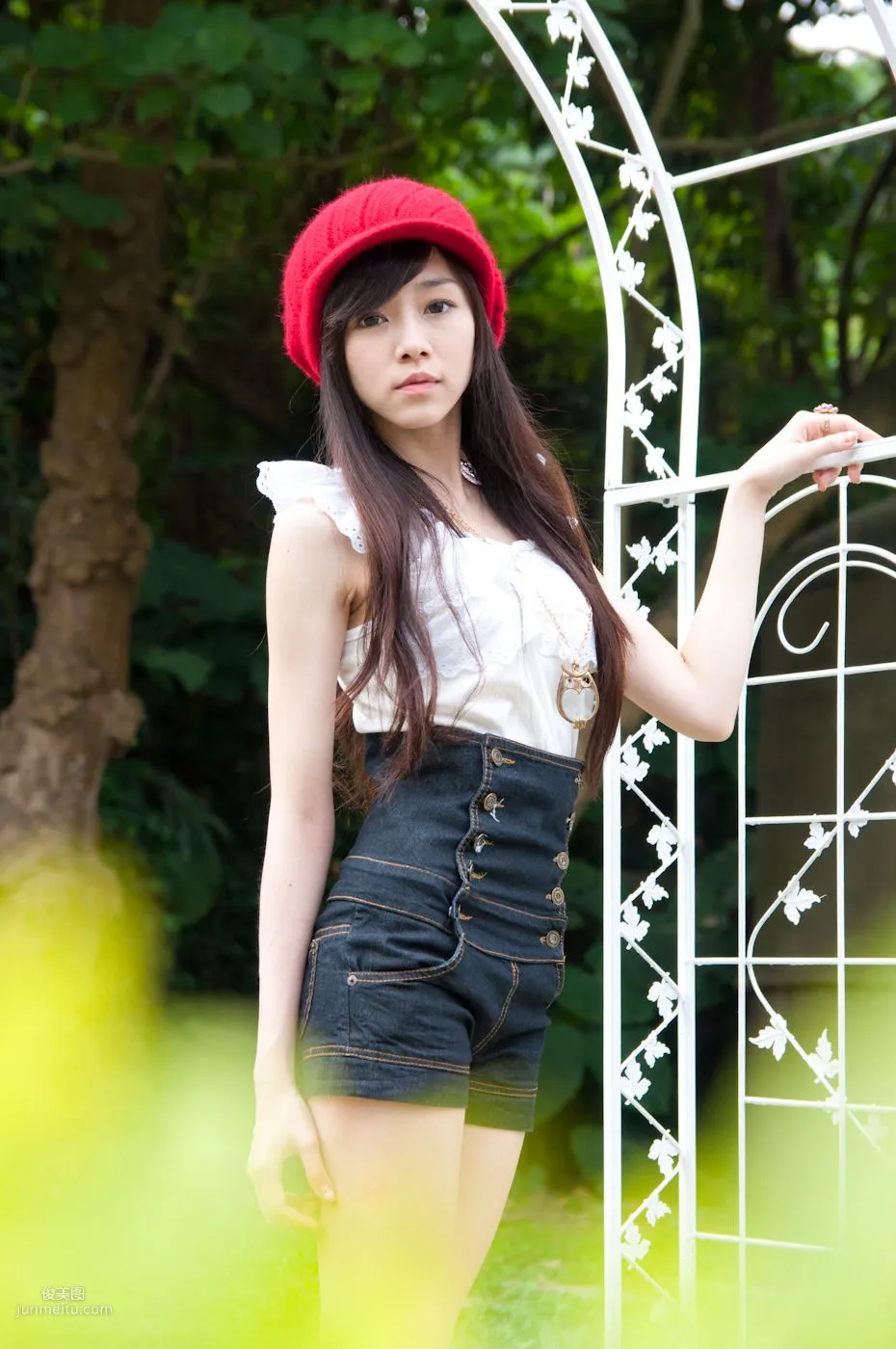 Taiwan Pure Beauty Mika Water Museum Street Snap Photo Set photo 59