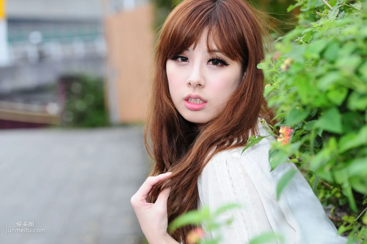 Taiwan Beauty Xiao Mi Kate su, Fresh Outdoor Shoot Photo Collection photo 71