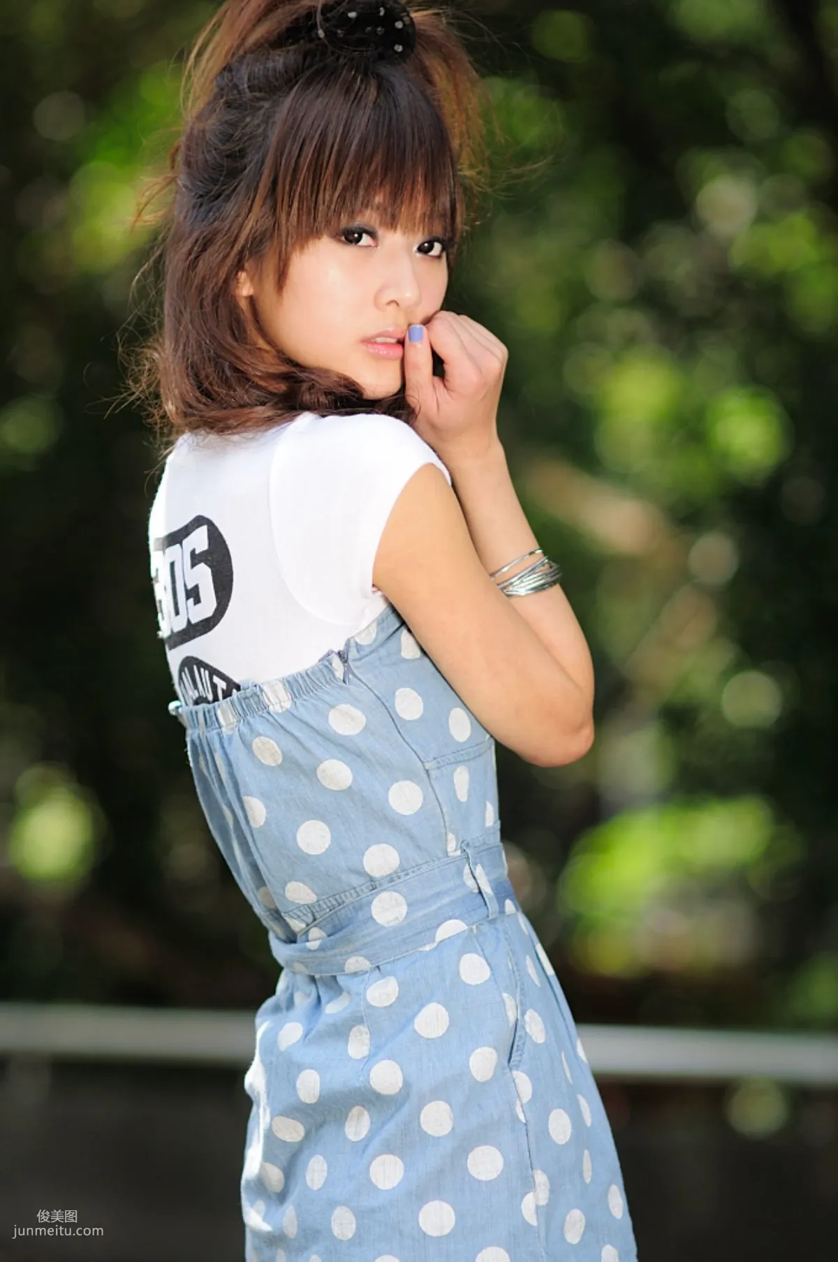 Taiwan Internet Celebrity Guozi MM, Children's Traffic Museum Street Snap Photo Set photo 23