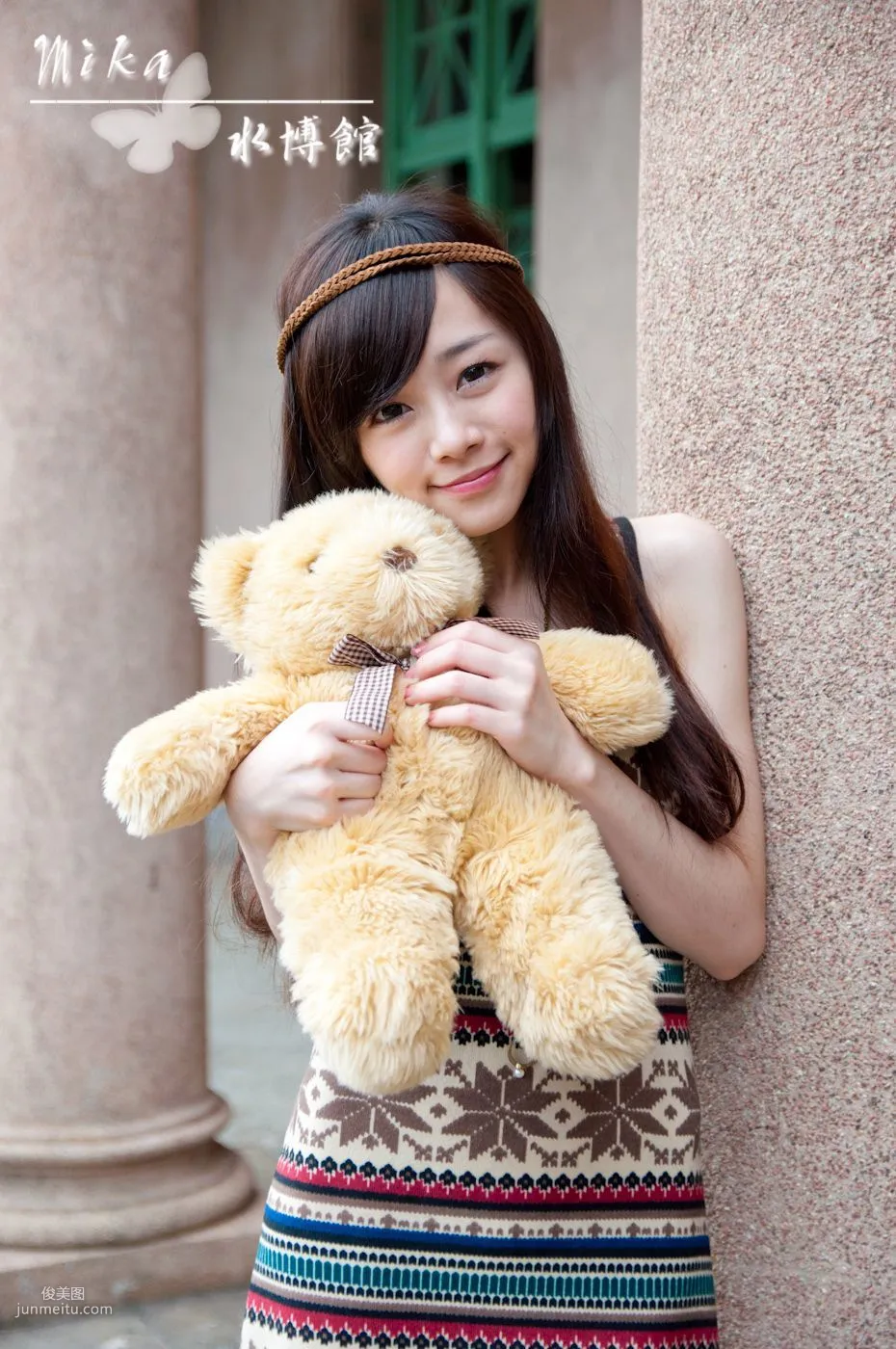 Taiwan Pure Beauty Mika Water Museum Street Snap Photo Set photo 3
