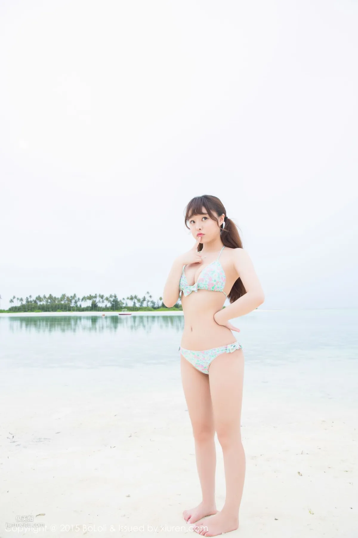 Liu Youqi Sevenbaby, Maldives Travel Shoot, Bikini + School Swimsuit [Boluoshe] Vol.044 Photo Set photo 11