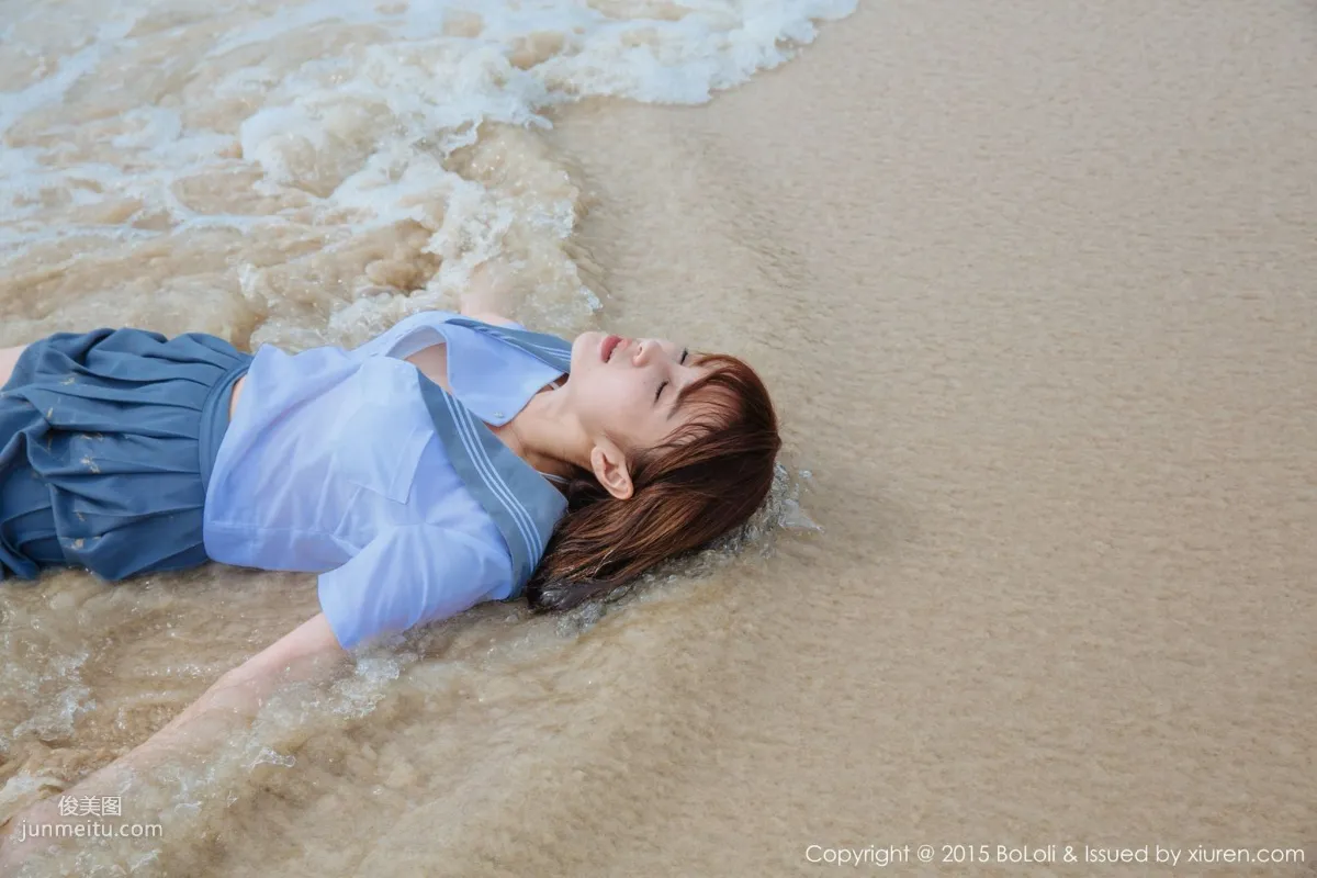 Xia Meijiang, Phuket Travel Shoot, Sexy Chef Plus Seaside Sailor Outfit [Boluoshe] Vol.077 Photo Set photo 31