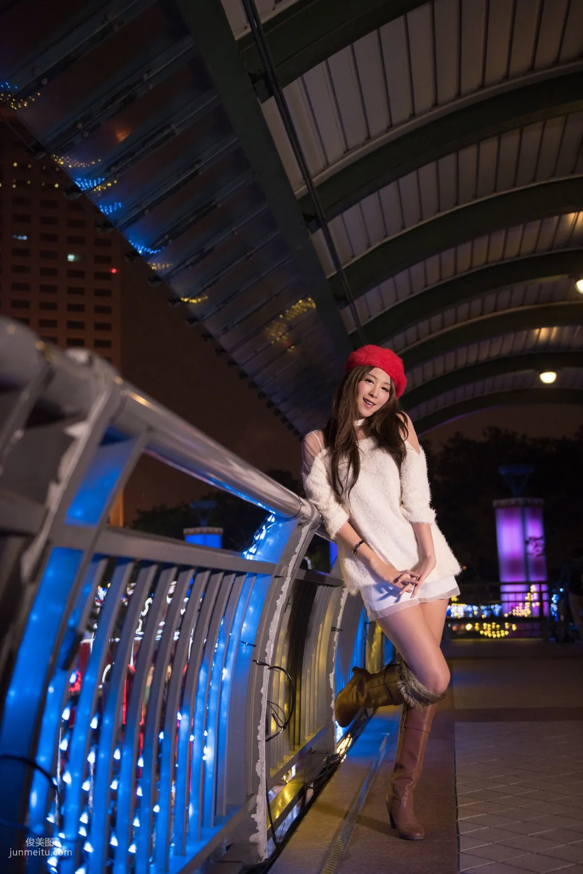 Taiwan Beauty Xia Qing MISO, Christmas Outdoor Shoot Photo Set photo 64