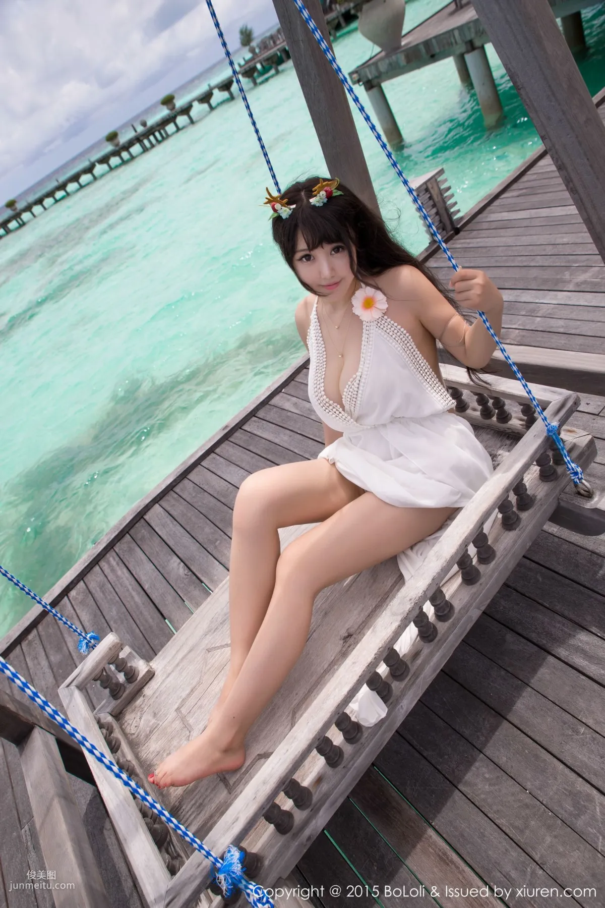 Barbie Ke'er 'Maldives Travel Shoot' Fresh and Sweet Series [Boluoshe] Vol.042 Photo Set photo 33