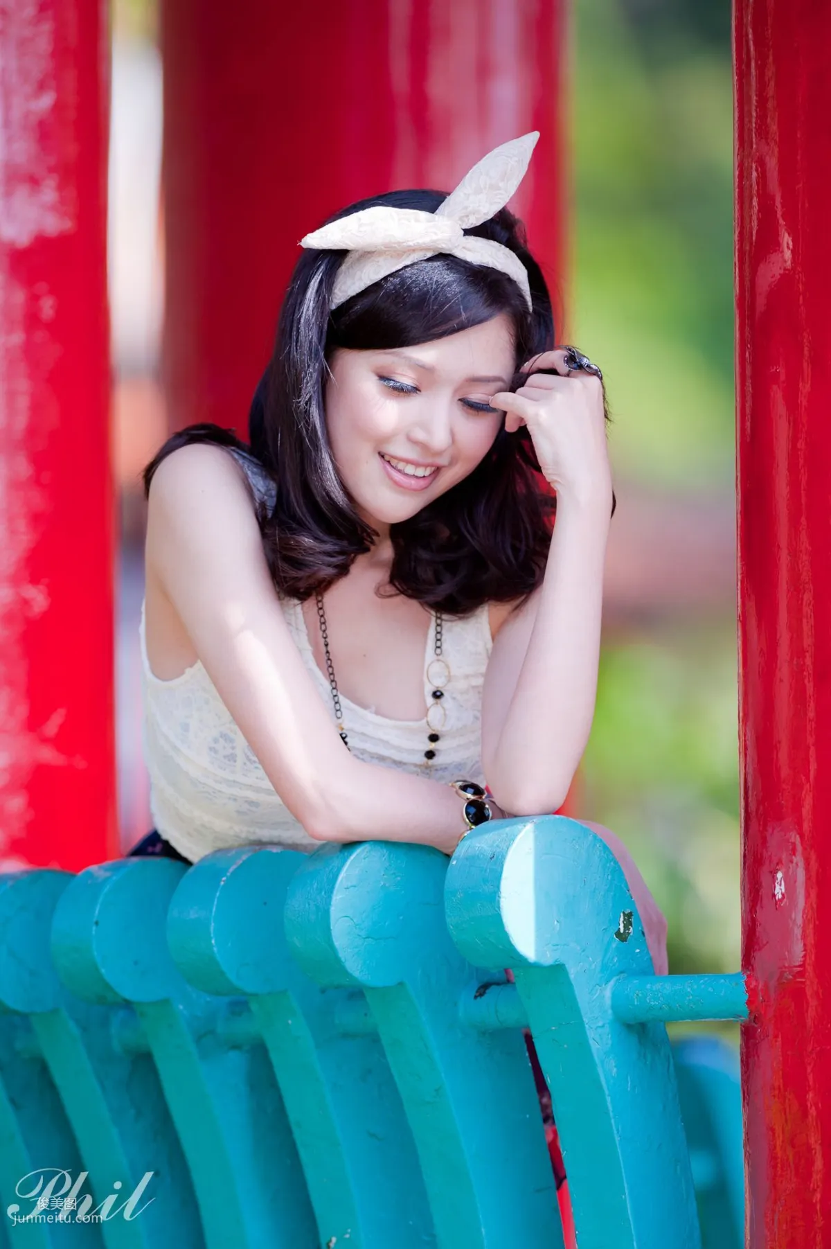 Beautyleg Leg Model Avy Dress Park Outdoor Shoot Photo Set photo 29