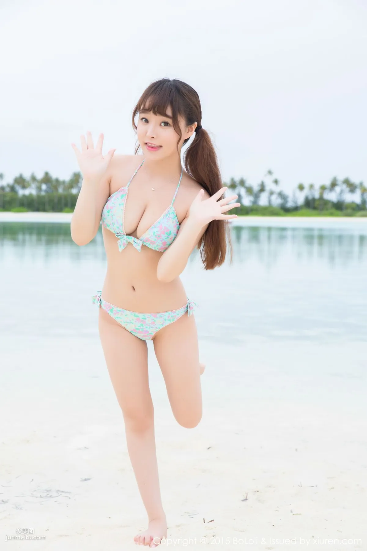 Liu Youqi Sevenbaby, Maldives Travel Shoot, Bikini + School Swimsuit [Boluoshe] Vol.044 Photo Set photo 12