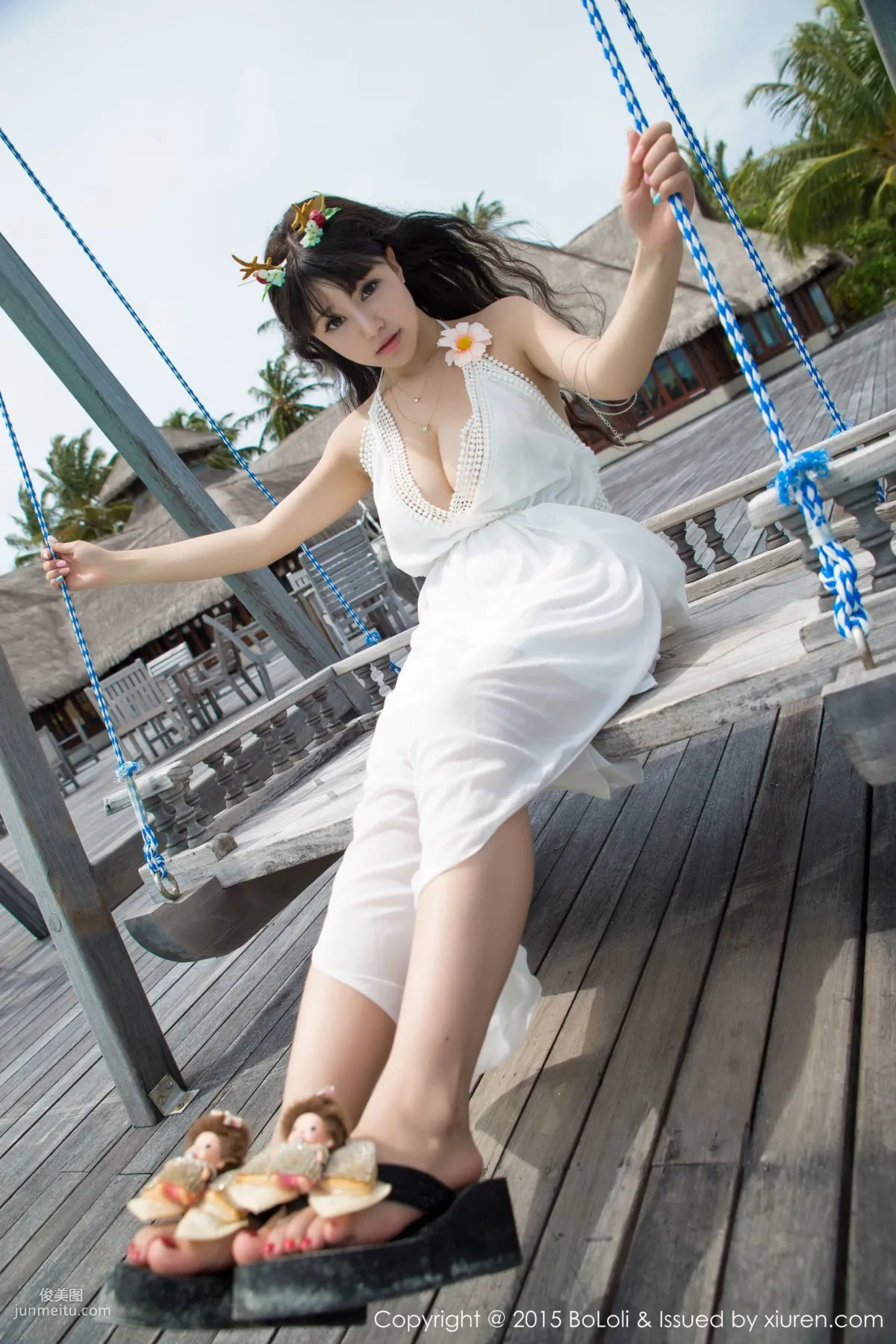 Barbie Ke'er 'Maldives Travel Shoot' Fresh and Sweet Series [Boluoshe] Vol.042 Photo Set photo 32