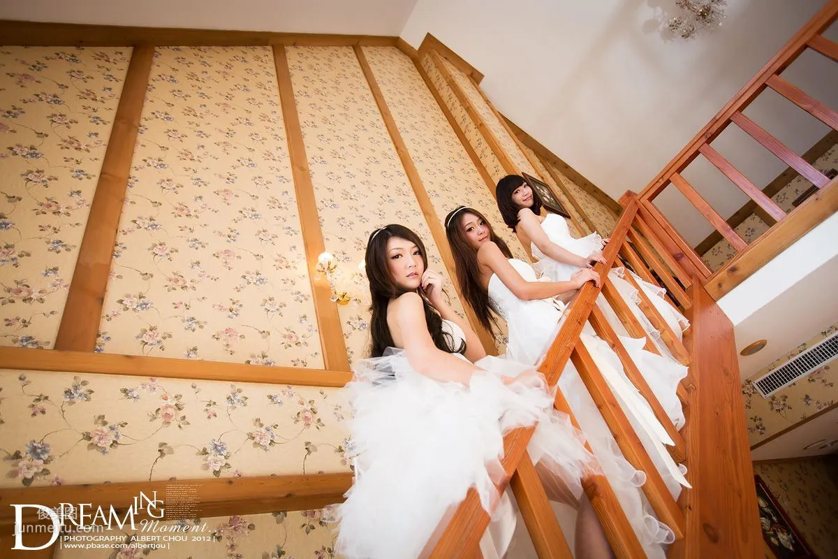 Taiwan Internet Celebrity Winnie Xiaoxue Qingjing Autumn Dream Moment Wedding Dress Chapter Photo Set photo 116