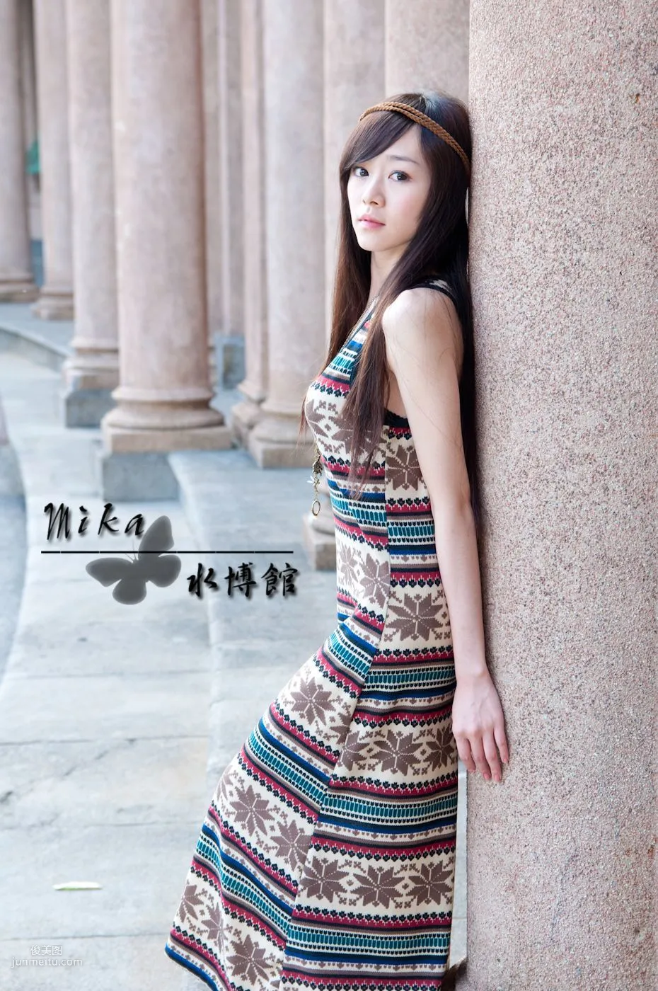 Taiwan Pure Beauty Mika Water Museum Street Snap Photo Set photo 2