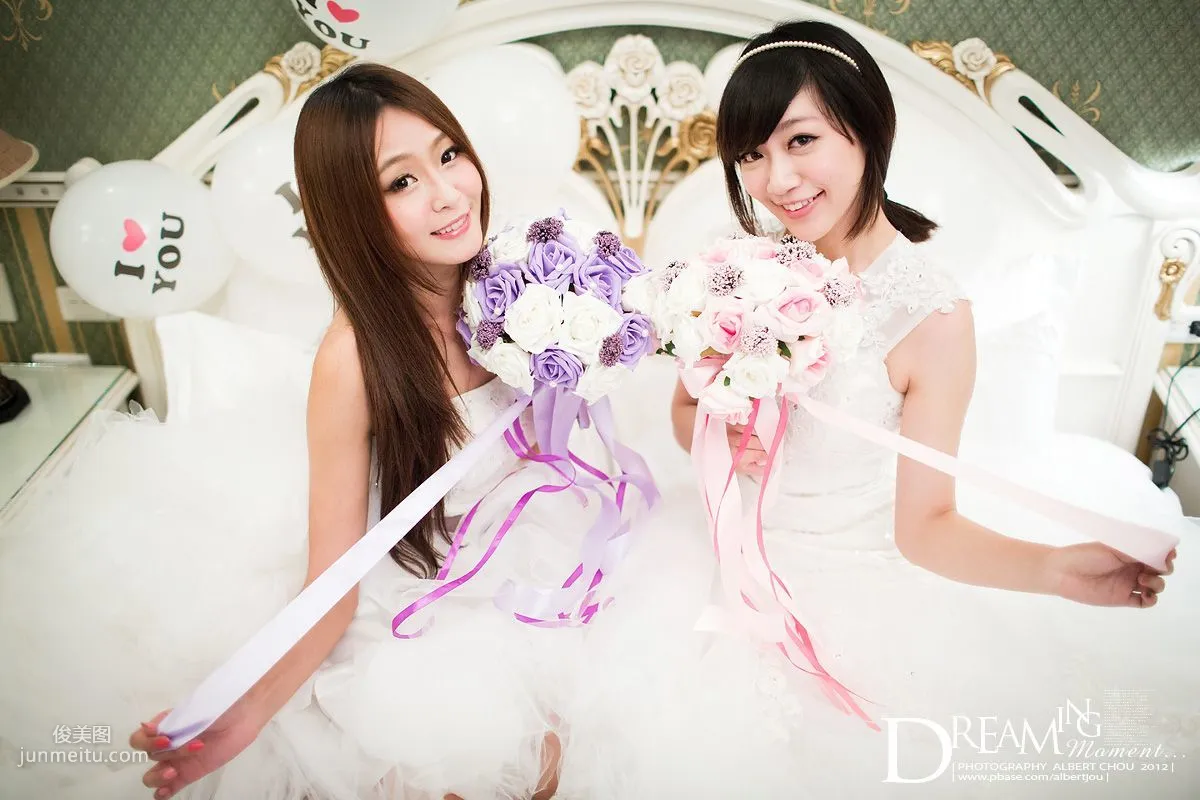 Taiwan Internet Celebrity Winnie Xiaoxue Qingjing Autumn Dream Moment Wedding Dress Chapter Photo Set photo 84