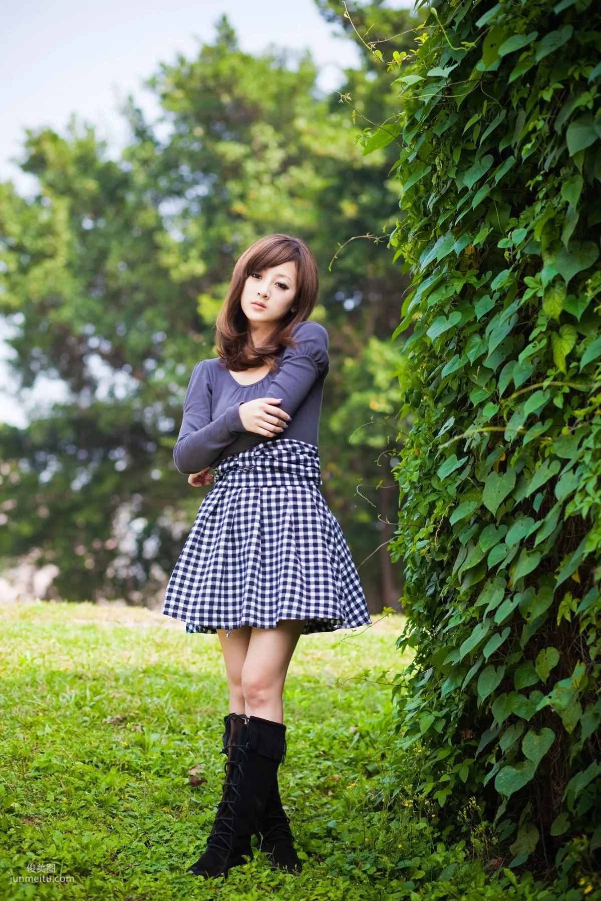 Guo Zi MM/Zhang Kaijie, Sisi South Village + Daan Forest Park Outdoor Shoot Photo Set photo 53