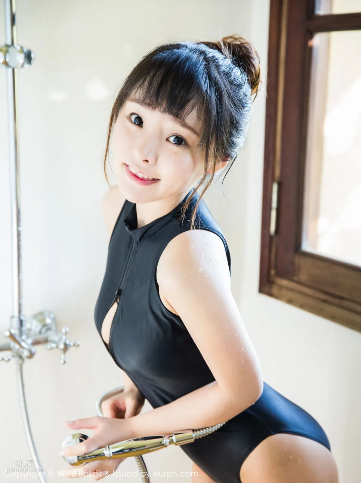 Liu Youqi Sevenbaby "Vietnam Da Lat Travel Shoot" School Swimsuit + Square Swimsuit [Boluoshe] Vol.087 Photo Set photo 17