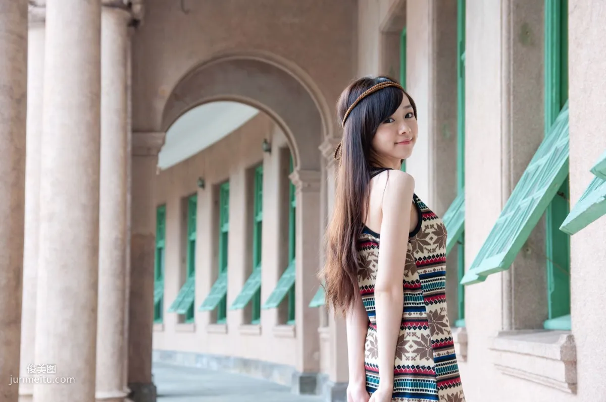 Taiwan Pure Beauty Mika Water Museum Street Snap Photo Set photo 24