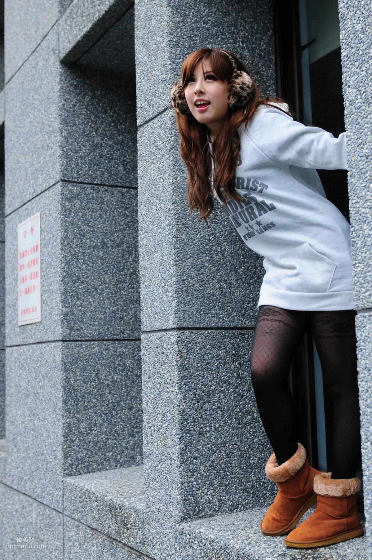 Taiwan Beauty Xiao Mi Kate su, Fresh Outdoor Shoot Photo Collection photo 20