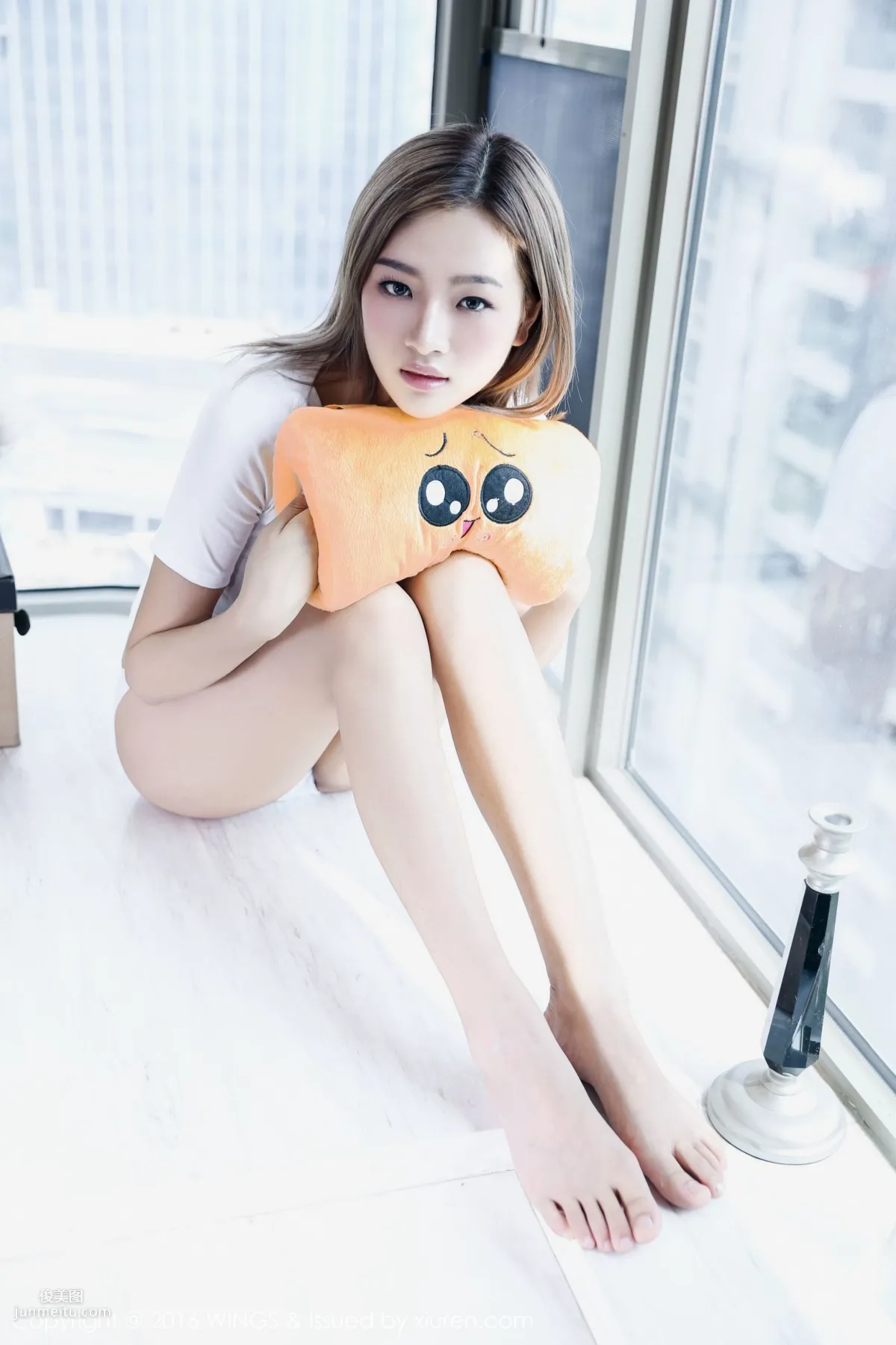 Gaea Jiaoye, Sexy Lingerie + Lace Stockings, Glasses OL [WingS] Vol.015 Photo Set photo 5
