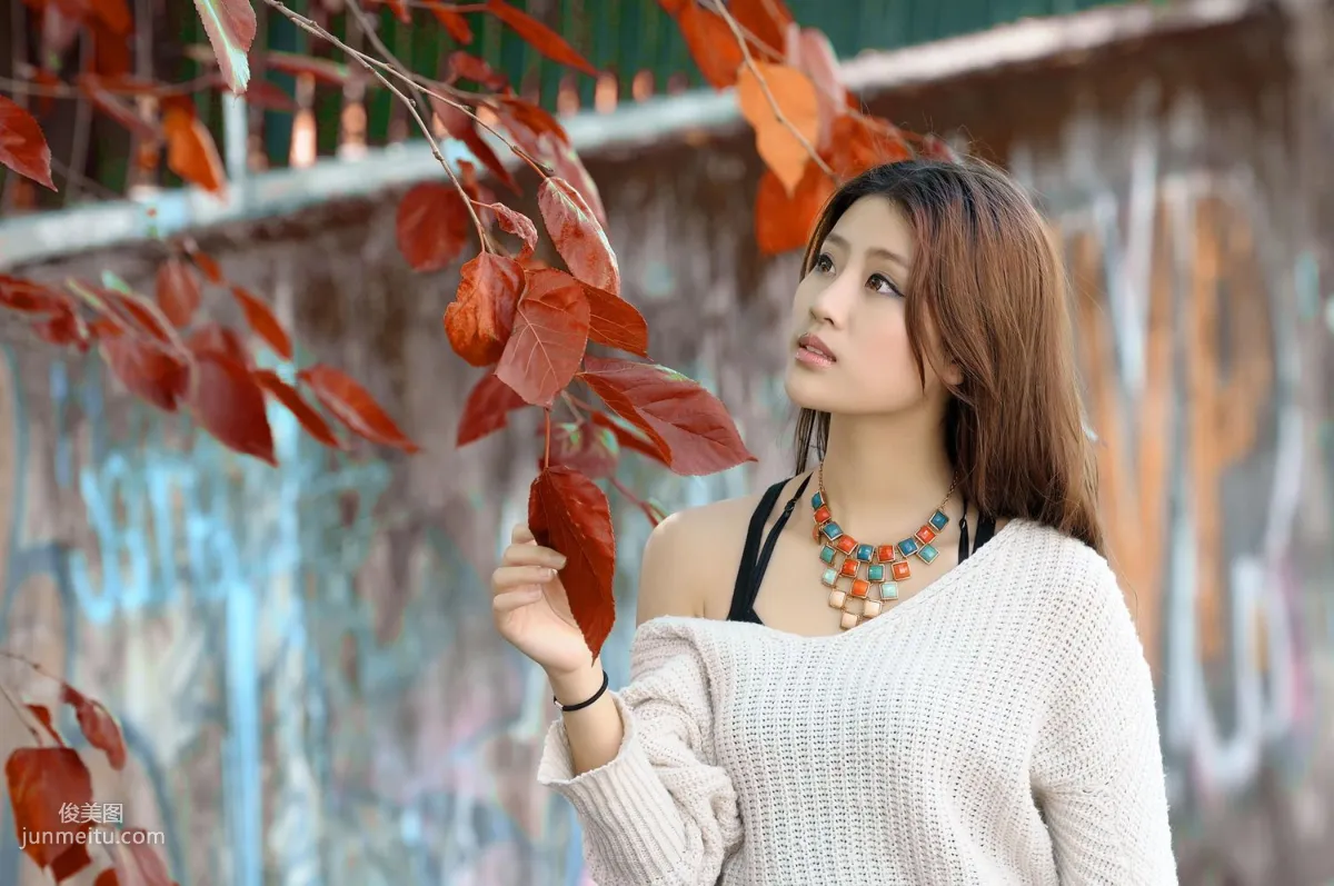 Lin Zhenyi Yuna Fresh and Sweet Outdoor Photos Photo Collection photo 21